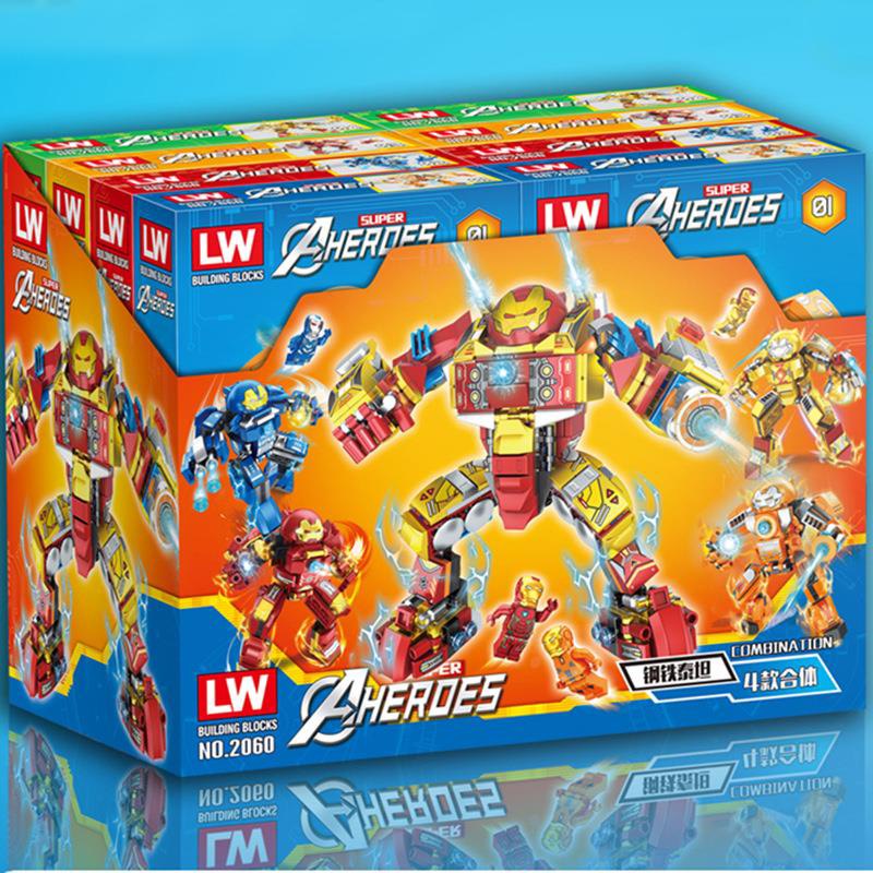 Bộ đồ chơi xếp hình Lego biệt đội Iron Man mecha