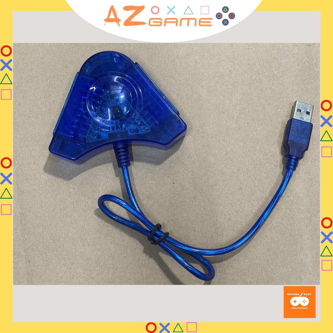 Cổng chuyển đổi tay cầm ps2 sang usb dùng trên pc / laptop