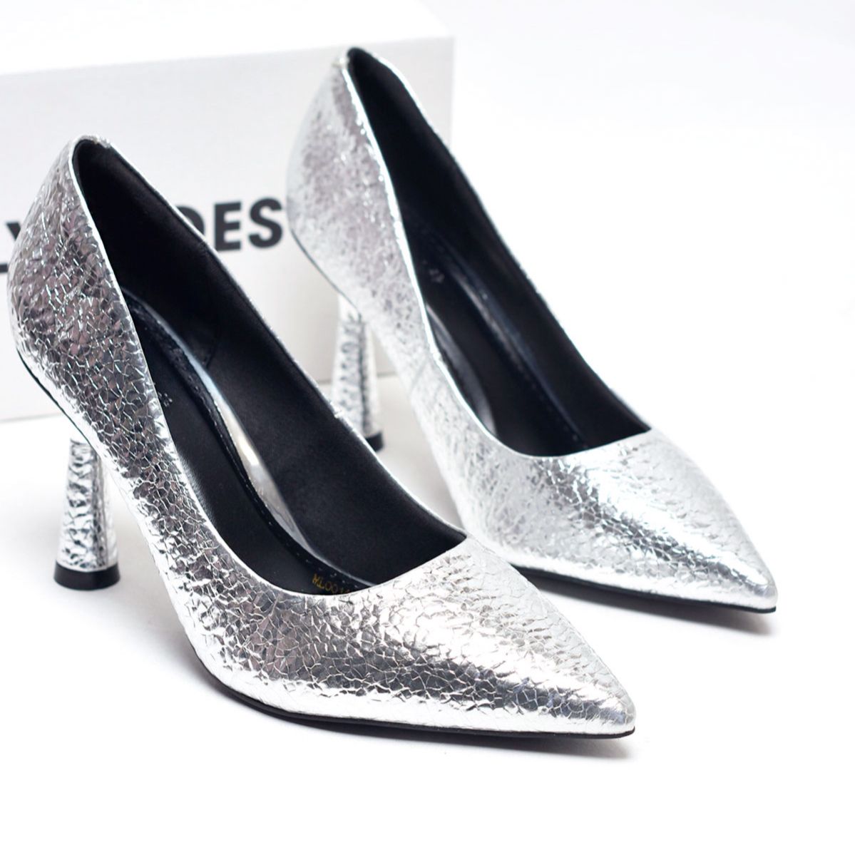  Giày Cao Gót 7p Merly 1476 Đính Đá Thích Hợp Đi Tiệc Giày Cao Gót Bigsize Giày Nữ Big Size 40 41 42 