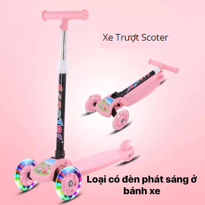 Xe trượt scoter 3 bánh cho bé