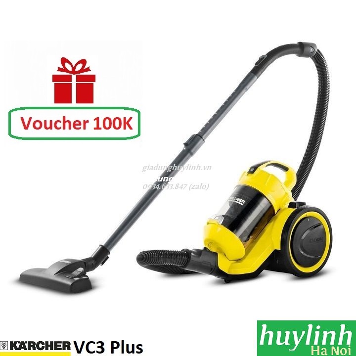 Máy hút bụi Karcher VC3 Plus - Tặng kèm Voucher 100K
