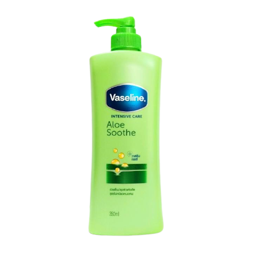 Sữa dưỡng thể cấp ẩm Vaseline Intensive Care Aloe Soothe Thái Lan 320ml