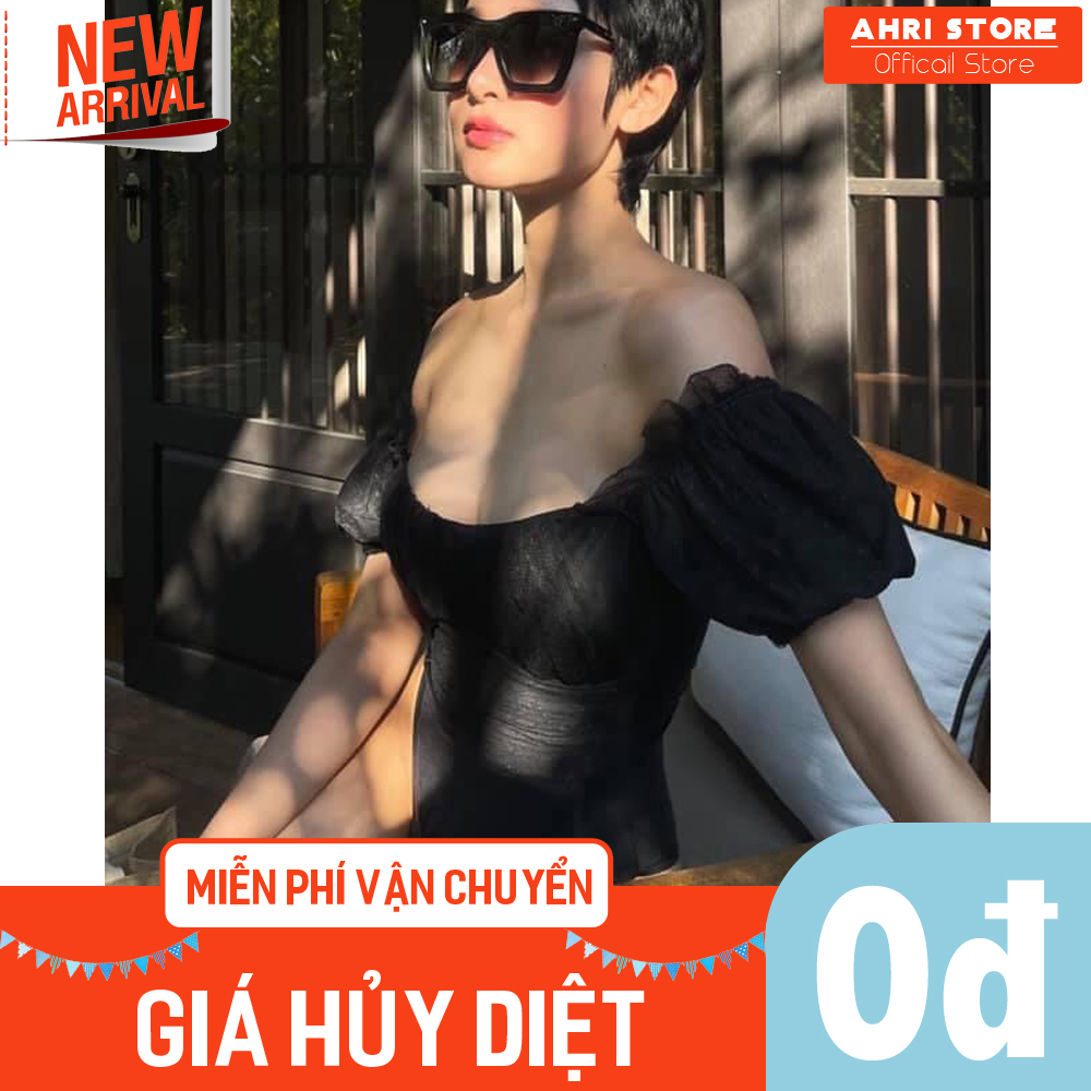 Đồ bơi nữ Bikini đi biển một mảnh cut out eo bèo trễ vai B1M0009 gợi cảm, quần ôm mông che khuyết điểm