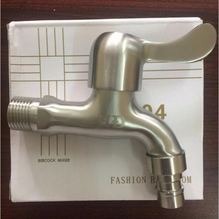 [HCM]VÒI XÃ, VÒI MÁY GIẶT, VÒI HỒ, VÒI RUMINE, VÒI RỮA CHÂN, VÒI TƯỚI CÂY, VÒI XÔ cao cấp tay đúc nguyên khối inox 304