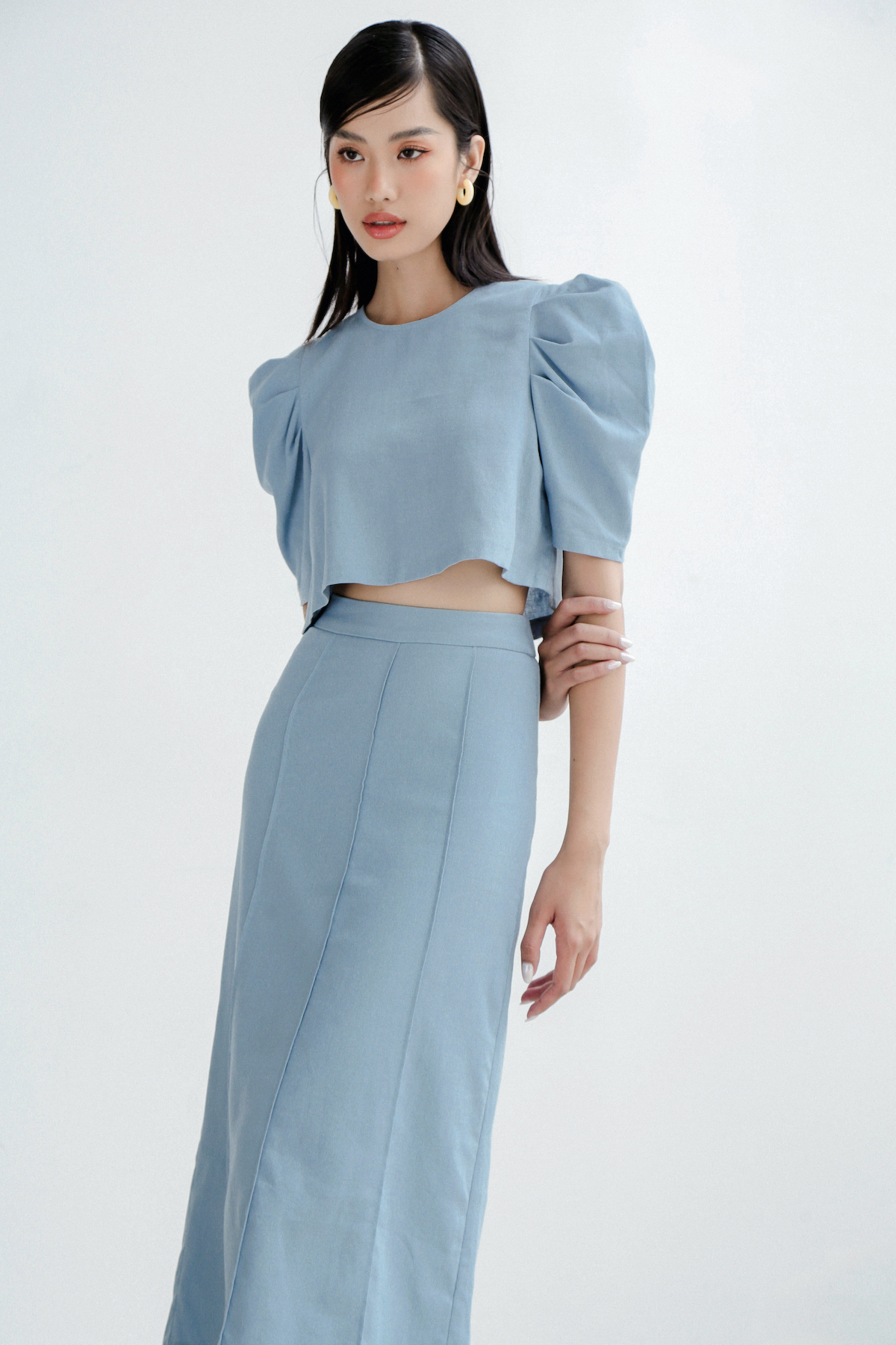 Chân váy xếp ly mieu - js29