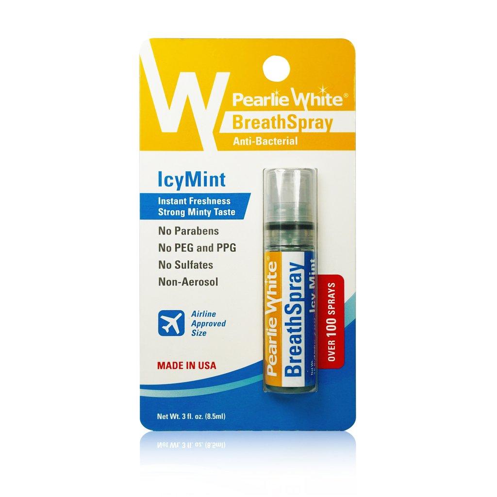Pearlie White Ống xịt diệt khuẩn thơm miệng