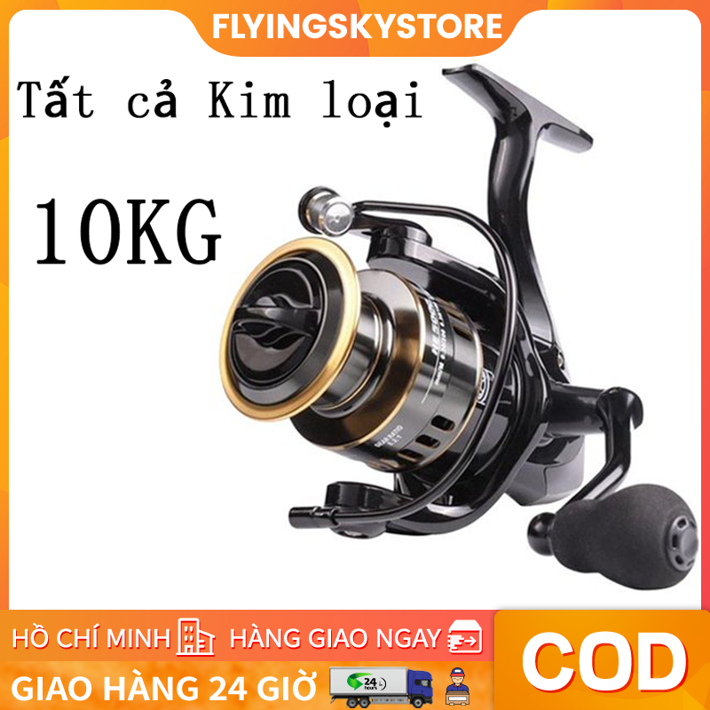 Máy Câu Cá kim loại HE 2000 - 3000 - 4000 - 5000 - 6000 - 7000 - máy câu lure, máy câu đứng máy câu cá