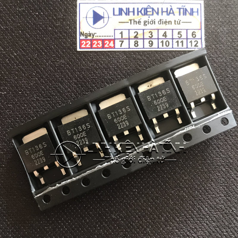 Túi 10 con triac bt136s-600e bt136 dán