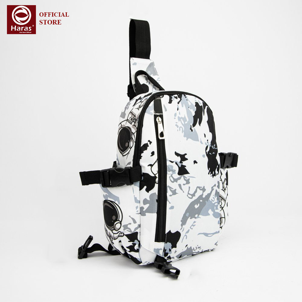 Túi đeo chéo unisex họa tiết thời trang haras hr310
