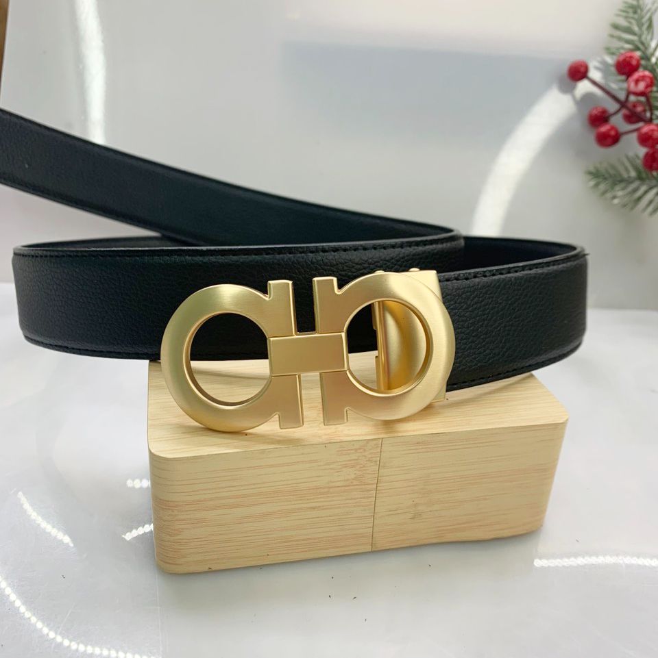 Thắt lưng nam dây nịt mặt chữ a cao cấp- tặng đinh đục lỗ