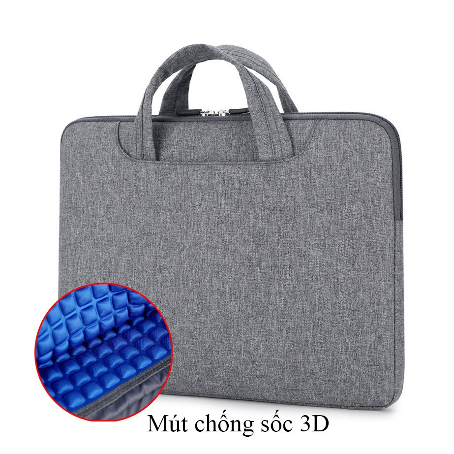 [HCM]Túi Chống Sốc Laptop Mút Chống Sốc 3D