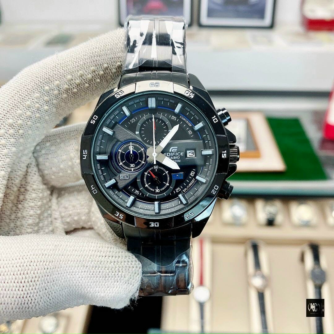 Đồng hồ Casio nam chạy full kim, dây thép không gỉ