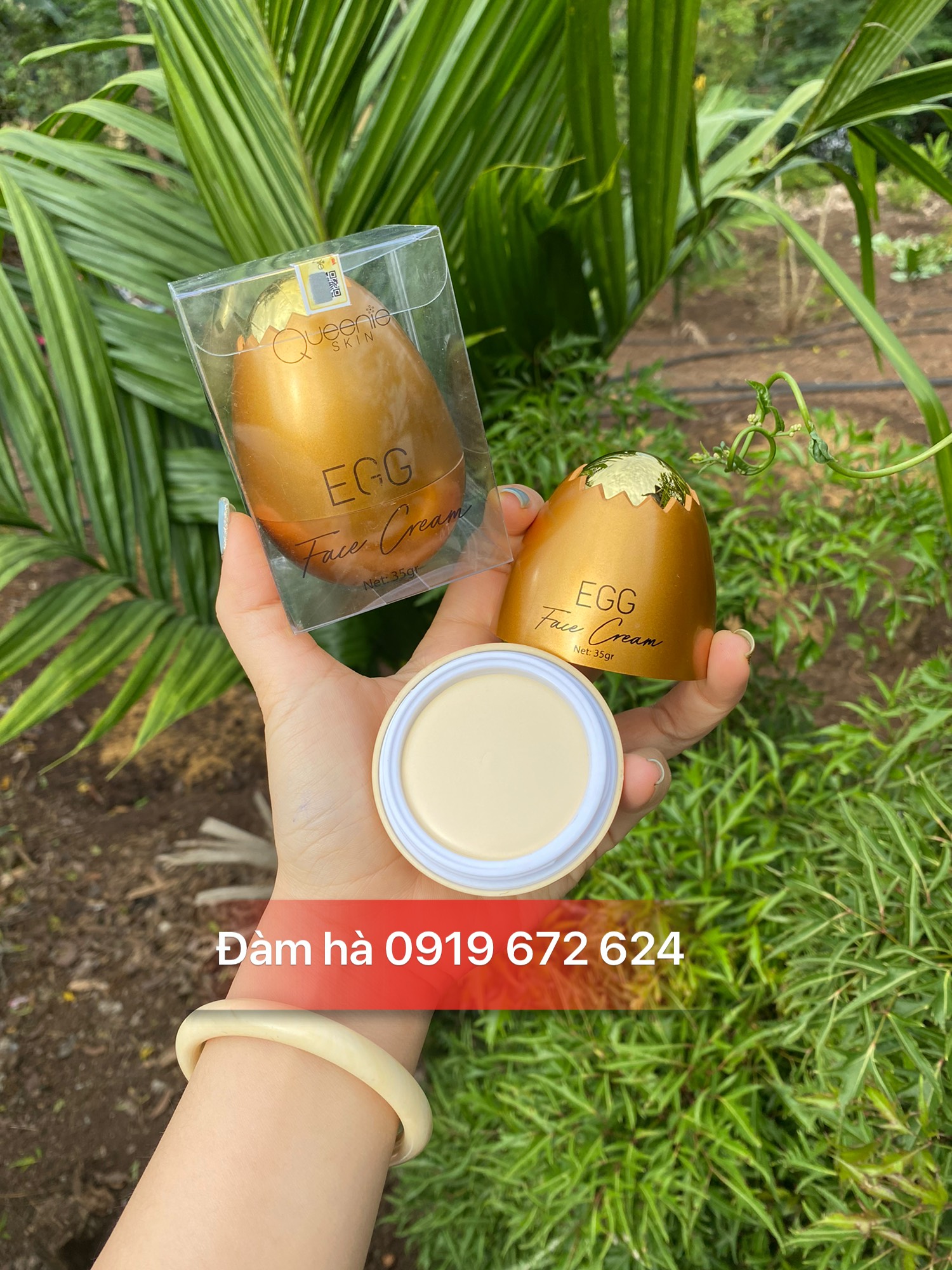 Kem face trứng gà vàng queenie_skin