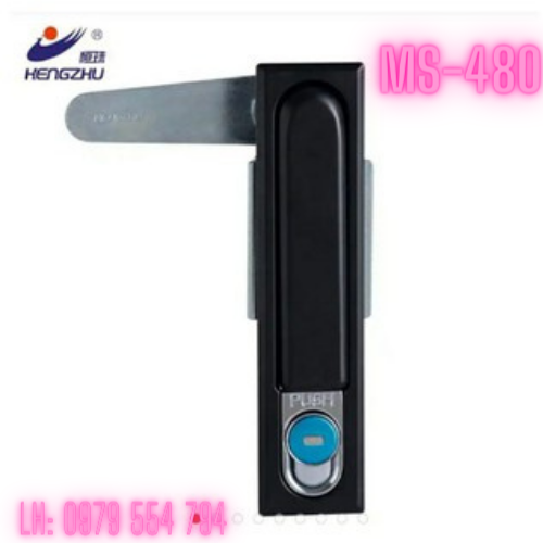 Khóa ms480-2a-1- khóa ms480 - khóa tủ điện - khóa bật đen