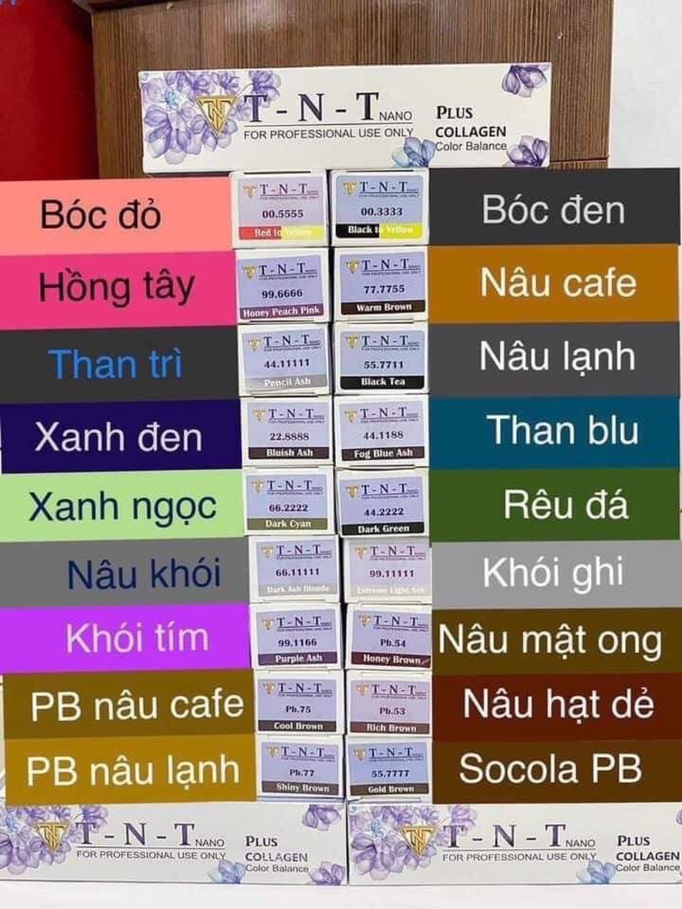 Màu nhuộm tnt plus .chính hãng camy store
