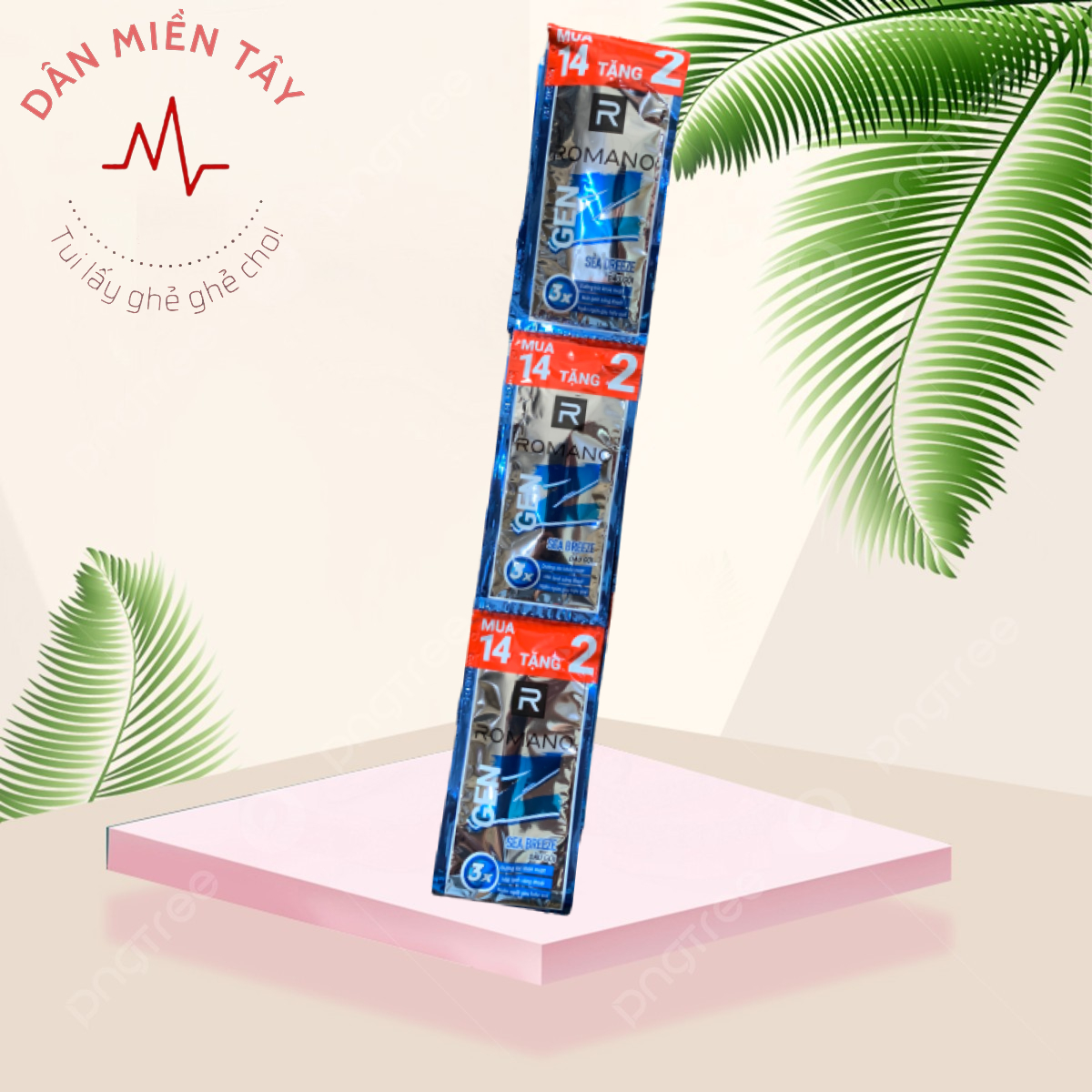Combo 6 gói dầu gội Romano Gen Z
