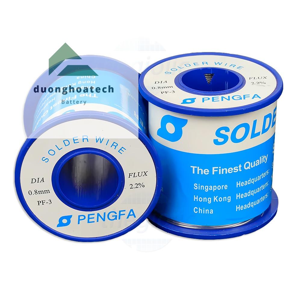 [HCM]Thiếc Hàn Không Chì 0.8mm PENGFA LFC7-107 2.2% 750g - Loạt tốt
