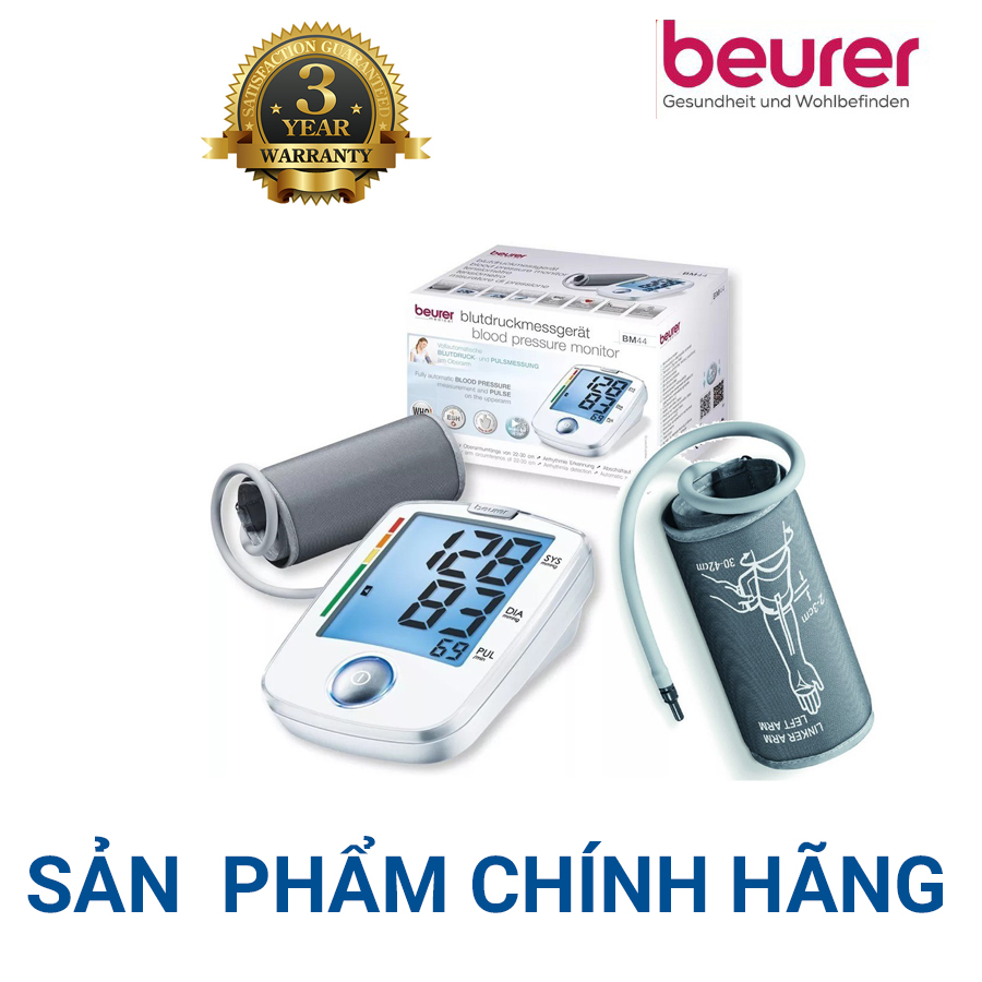 Máy đo huyết áp bắp tay beurer bm44 - bảo hành 3 năm