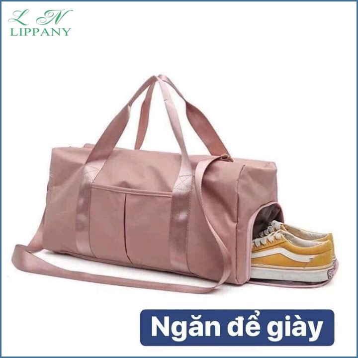 Túi du lịch đa năng 2 tầng gấp gọn chống nước, túi xách du lịch, túi đựng quần áo giày dép 2 tầng chống thấm