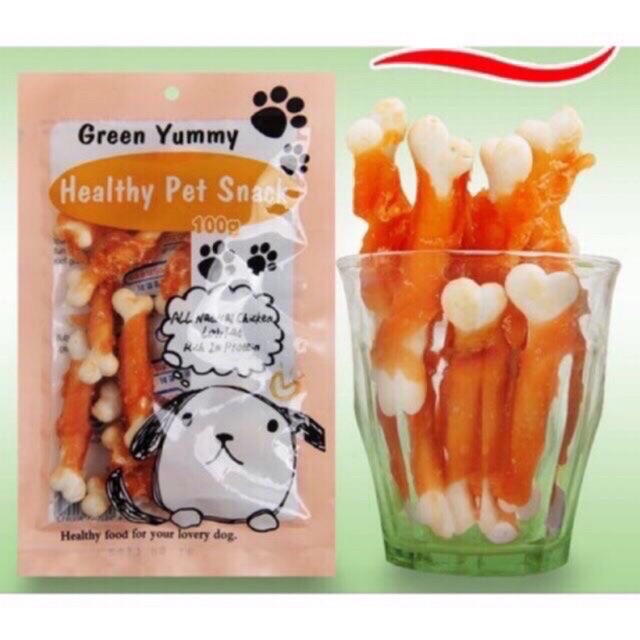 Bánh thưởng Green Yummy cho chó mèo