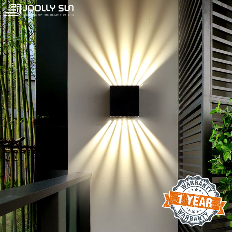 Outdoor Wall Light Waterproof Sconces LED Lamp Decoration Home Aluminum Outside Lighting Wall Lamps