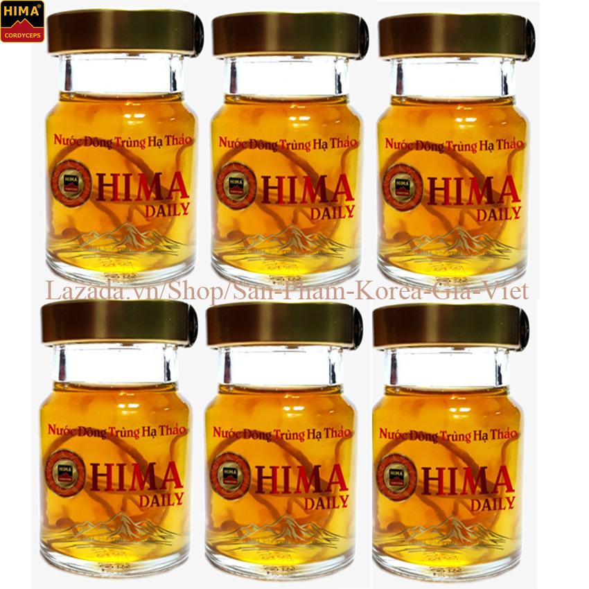 Nước uống Đông Trùng Hạ Thảo Tổ Yến Hima Daily (6 lọ x 70ml/lọ)