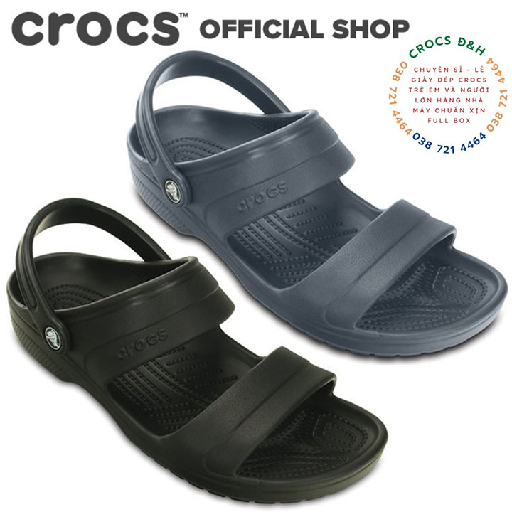 Giày dép crocs - dép sandal crocs classic cho nam chống thấm nước chống trơn trượt chống hôi chân hàng nhà máy xuất xịn đầy đủ hộp hoặc túi crocs
