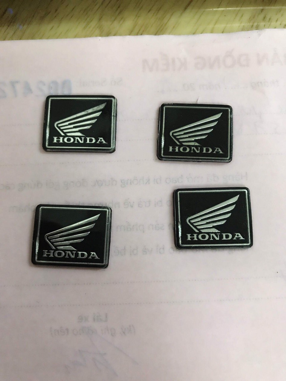 tem dán logo cánh chim honda