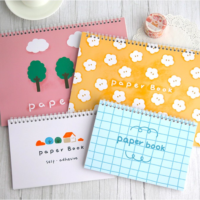 Sổ chiết lưu trữ stickers, washi tape