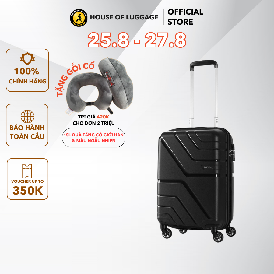 Vali kéo Upland AMERICAN TOURISTER Thương Hiệu Mỹ bảo hành quốc tế 118 quốc gia
