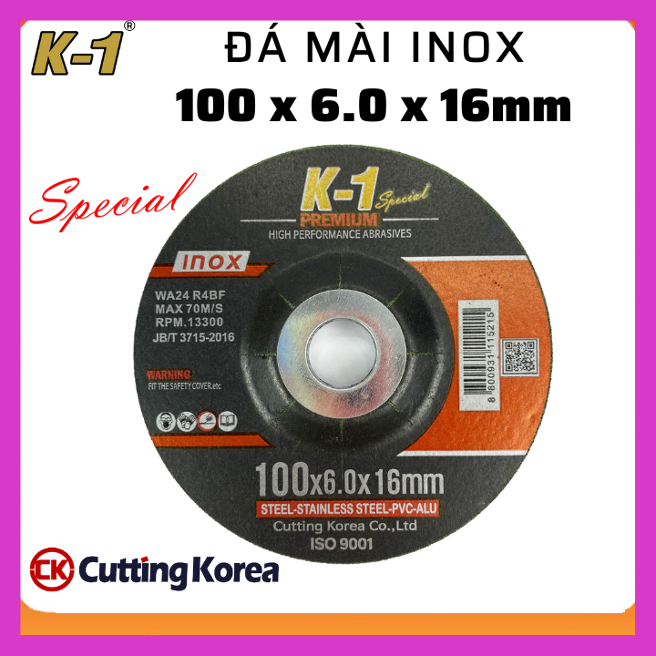 Đá mài inox 100mm thương hiệu k1