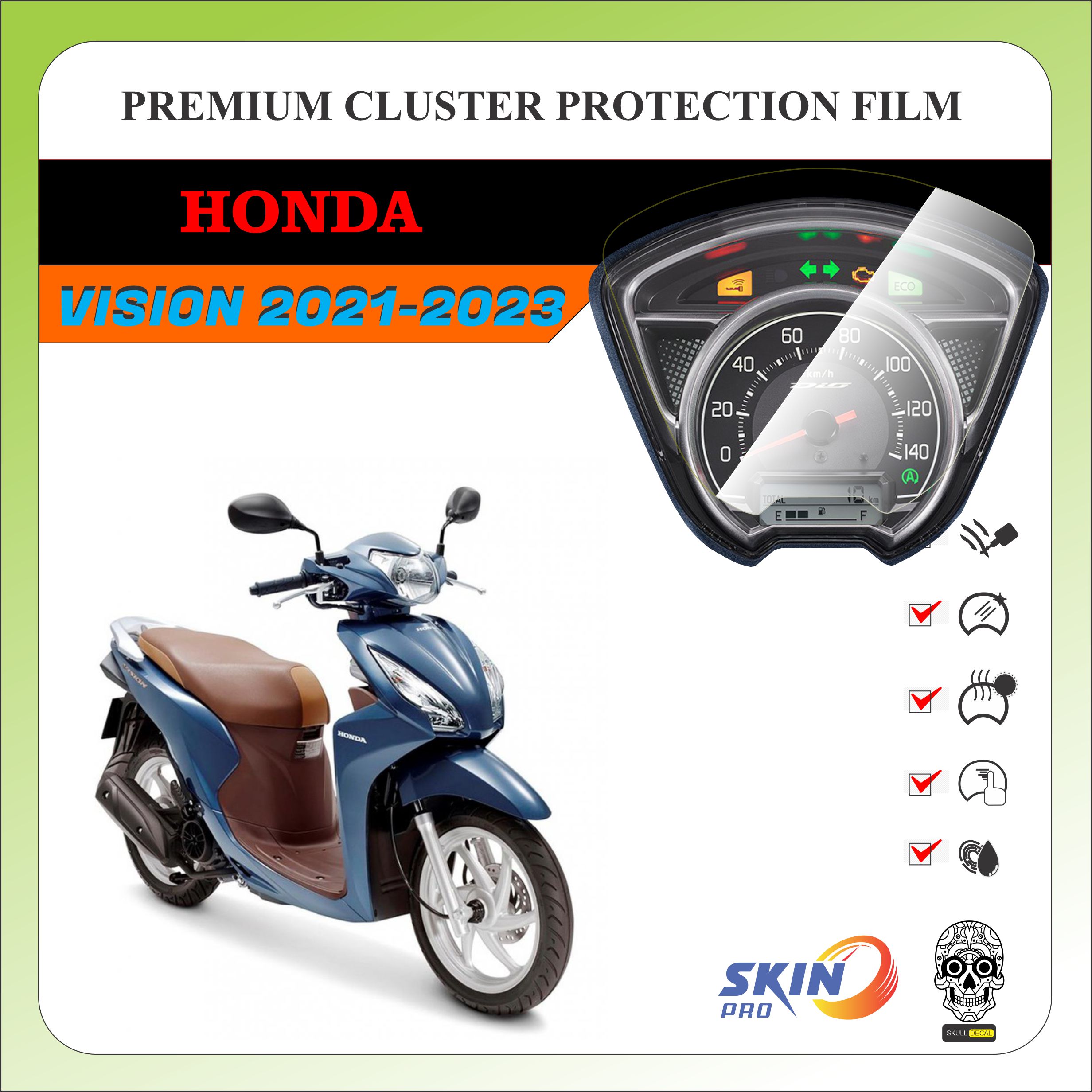 Miếng dán ppf bảo vệ mặt đồng hồ xe vision 2021 2022 2023 - honda vision 2021 vision 2022