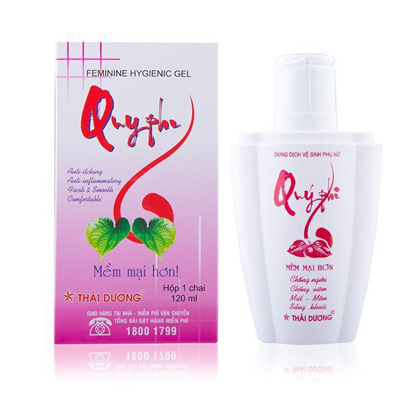 Dung Dịch Vệ Sinh Phụ Nữ Quý Phi Sao Thái Dương 120Ml