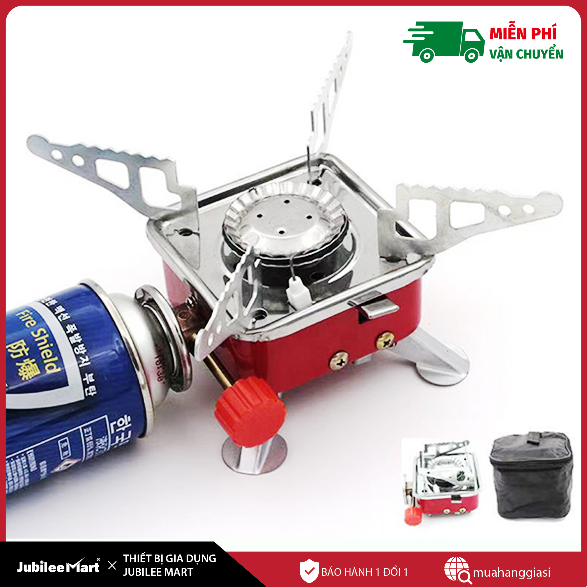 [GIẢM THÊM 30%] Bếp ga du lịch mini, bếp ga du lịch, Bếp ga mini xếp gọn để đi du lịch cho dân phượt