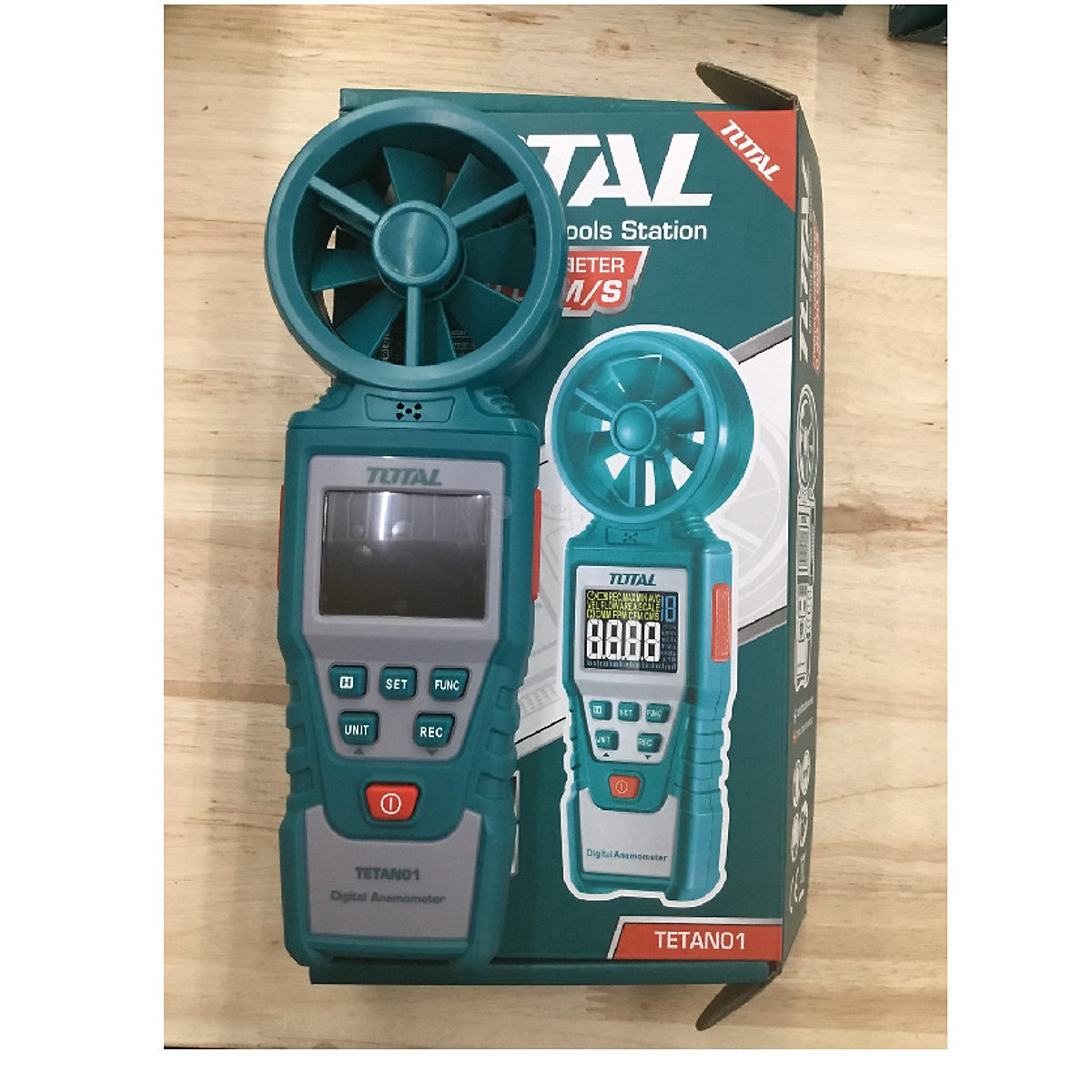 Máy đo tốc độ gió kỹ thuật số total tetan01