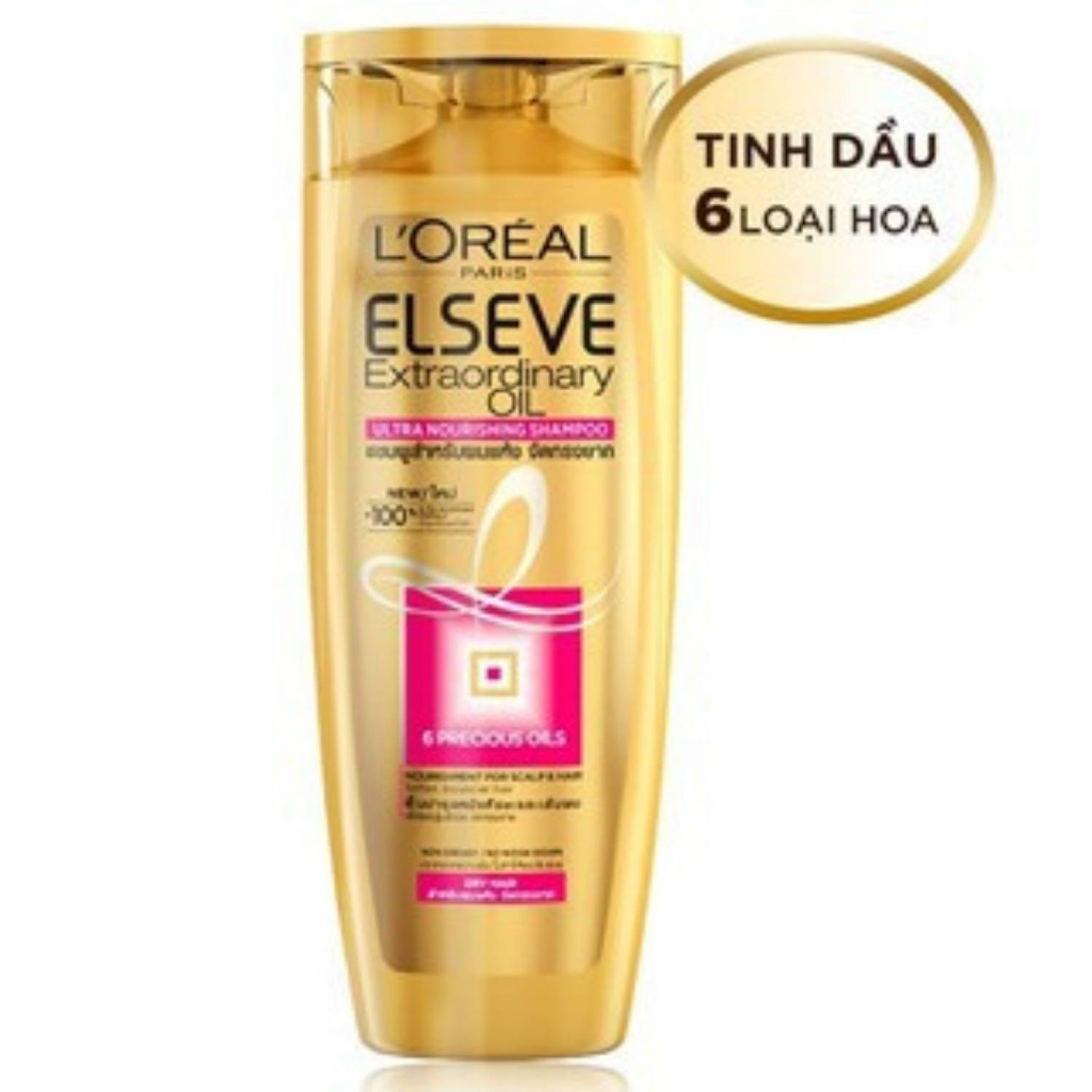 Dầu gội dưỡng tóc L'Oréal Elseve tinh dầu nước hoa-110ml