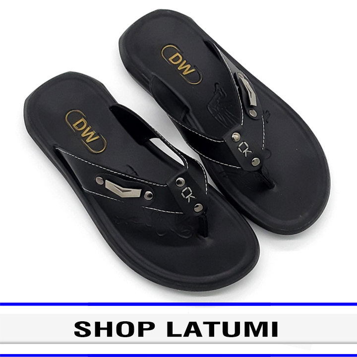 Dép da xỏ ngón kẹp nam đế đúc bằng chất liệu PU bền chắc kiểu dáng thời trang Latumi TA4801 (Nhiều màu)