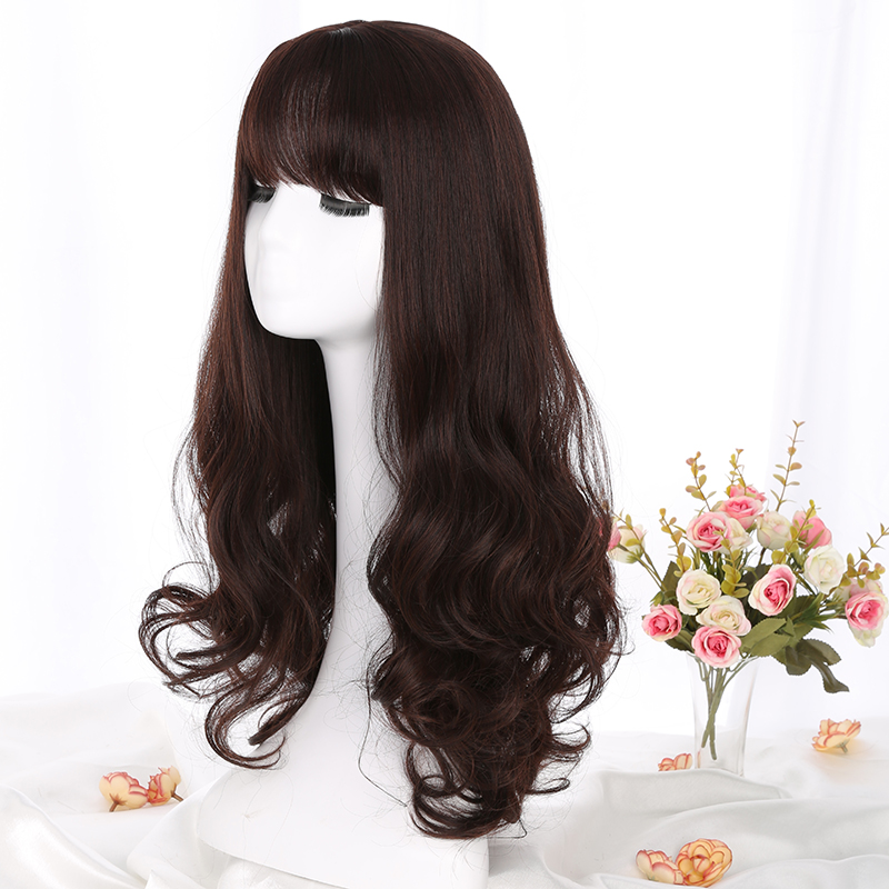 Tóc giả nguyên đầu xoăn dài 😍FREESHIP😍 tóc bộ cả đầu xoăn dài, tóc giả nữ