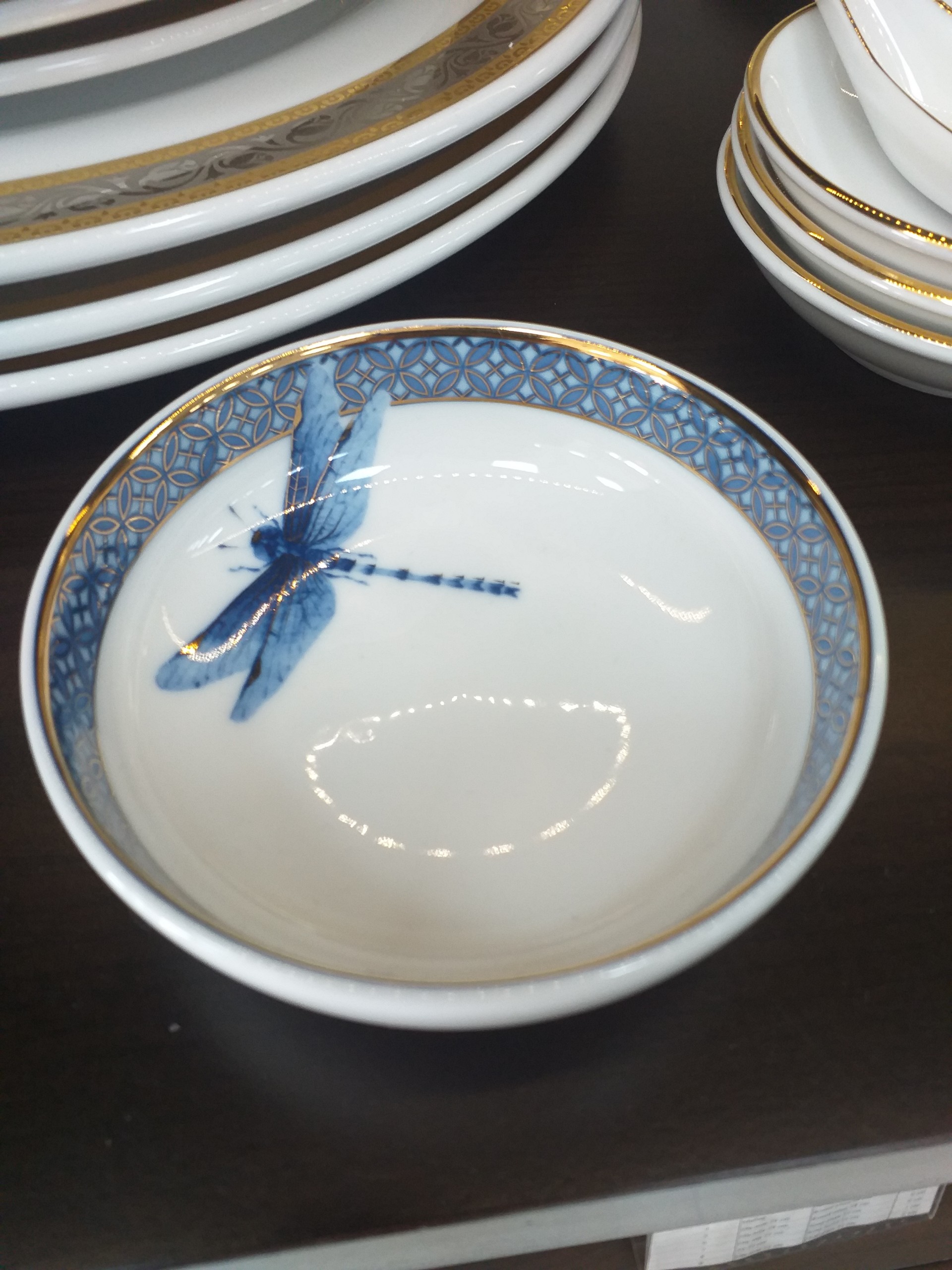 Chén chấm 9cm Hoàng Cung Sen Vàng Minh Long - Lắc Tài Xỉu 1 Âm chống gian lận