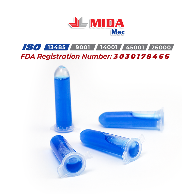 Ống nghiệm liền nắp Tuýp 2 ml (500 cái/ túi)