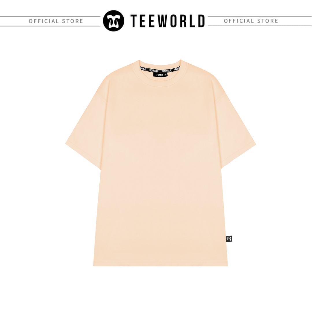Áo thun trơn Teeworld Basic T-shirt Màu Be Nam Nữ Unisex