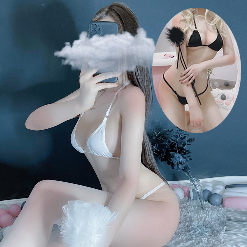 [Che tên] Bộ đồ lót bikini mỏng lọt khe sexy