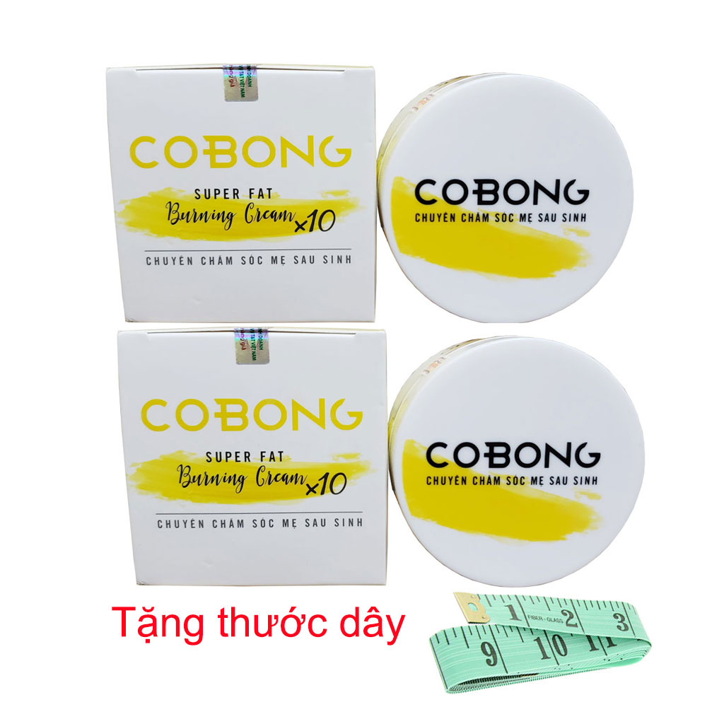 [HCM]Combo 2 Kem tan mỡ Cô Bông x10 giúp giảm mỡ bụng kèm thước dây