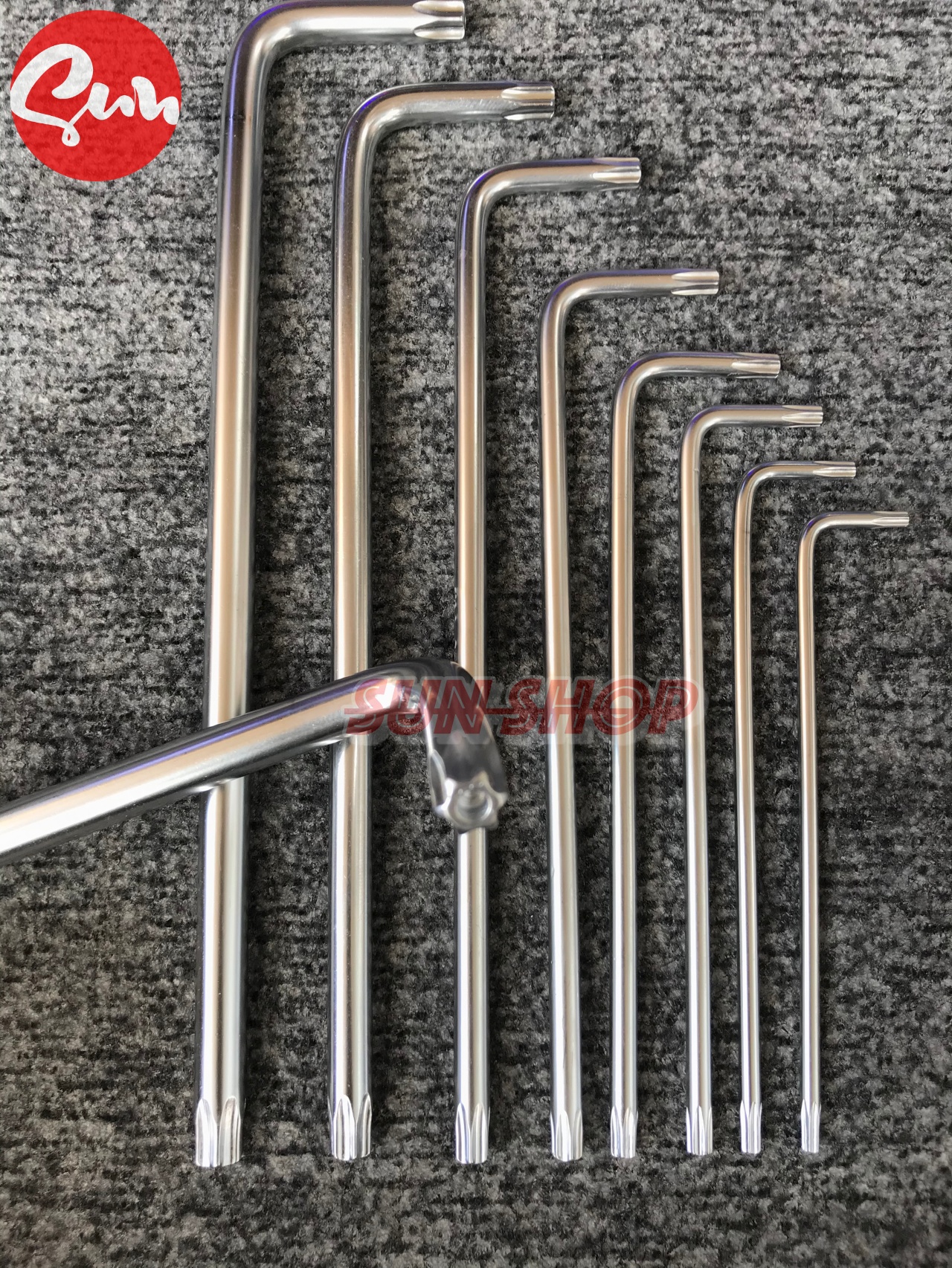 Lục giác bông bộ 9 cái cao cấp