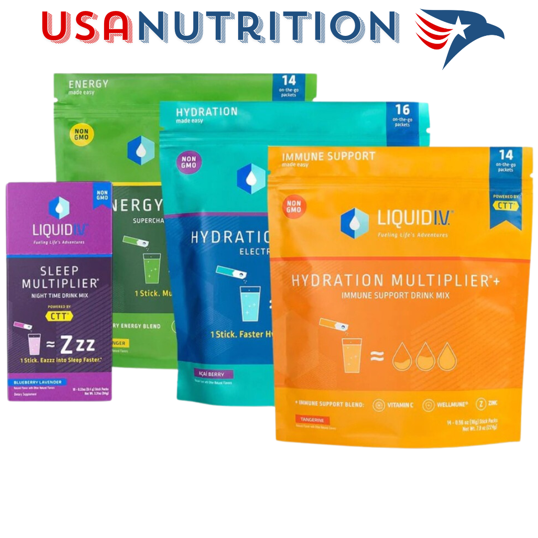 Bột điện giải bán chạy ƞhất thế giới Unilever Liquid IV : gói SAMPLE