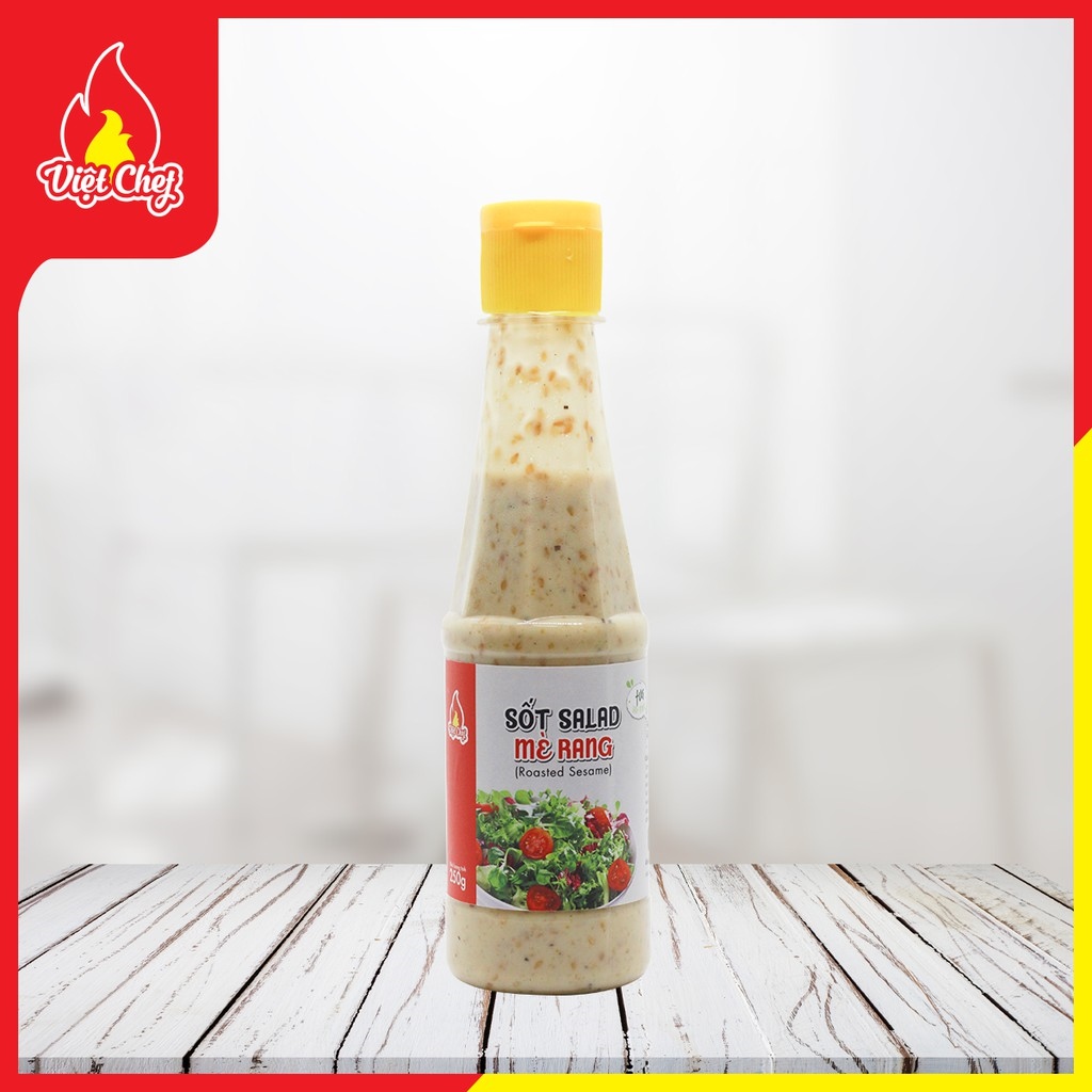Sốt Salad Mè Rang Chai 250g - Hương vị mè rang cho món ăn khai vị