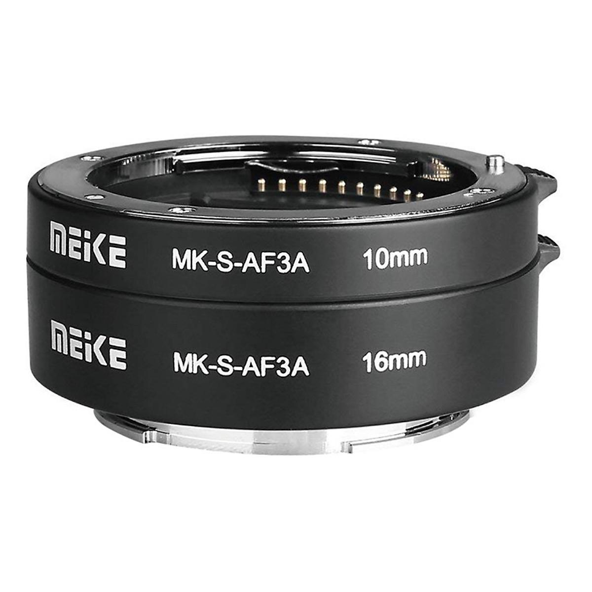 Tube chụp macro meike mk-s-af3a auto focus extension tube 10mm 16mm cho sony e mount