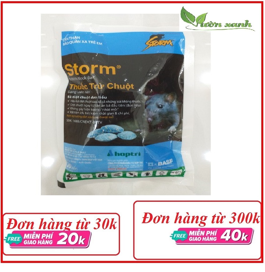 Thuốc diệt chuột storm 20 viên