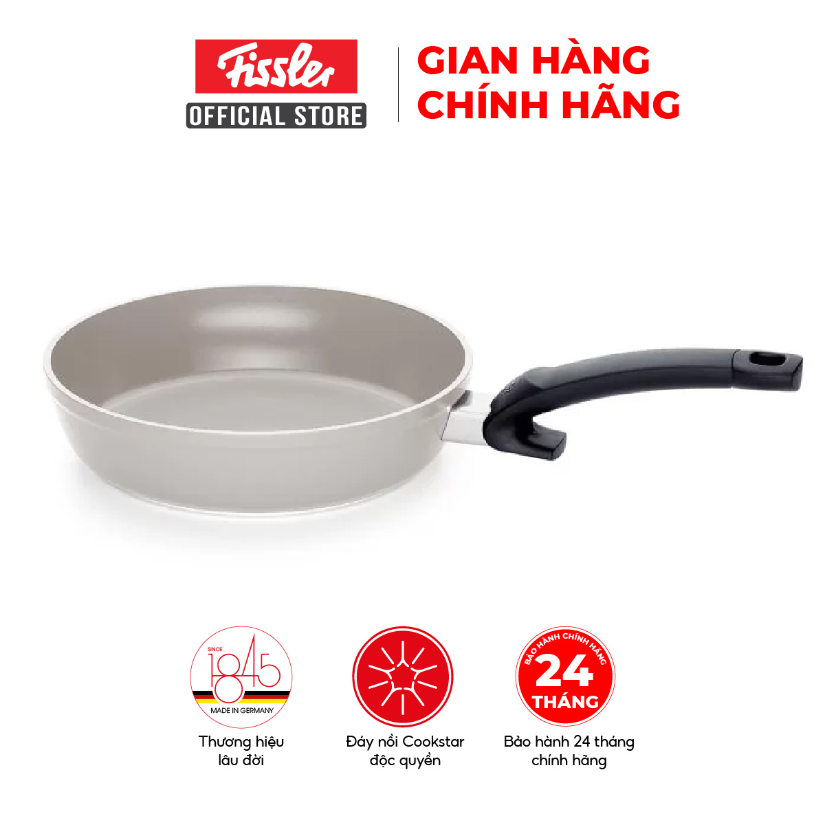 Chảo chống dính Fissler Ceratal Comfort - Hàng chính hãng bảo hành 24 tháng