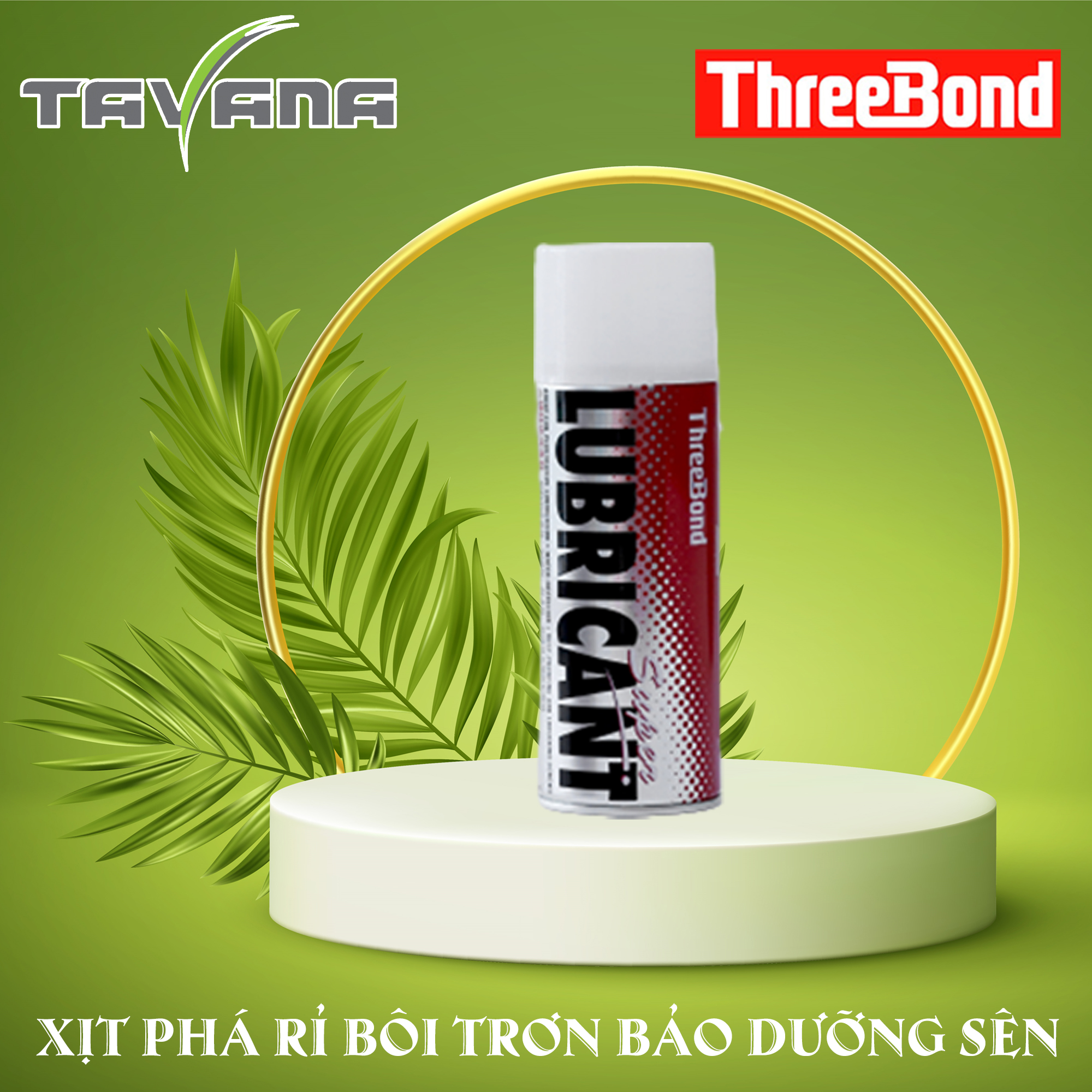 Chai Xịt Phá Rỉ Bôi Trơn Bảo Dưỡng Sên Threebond Lubricant 400ml